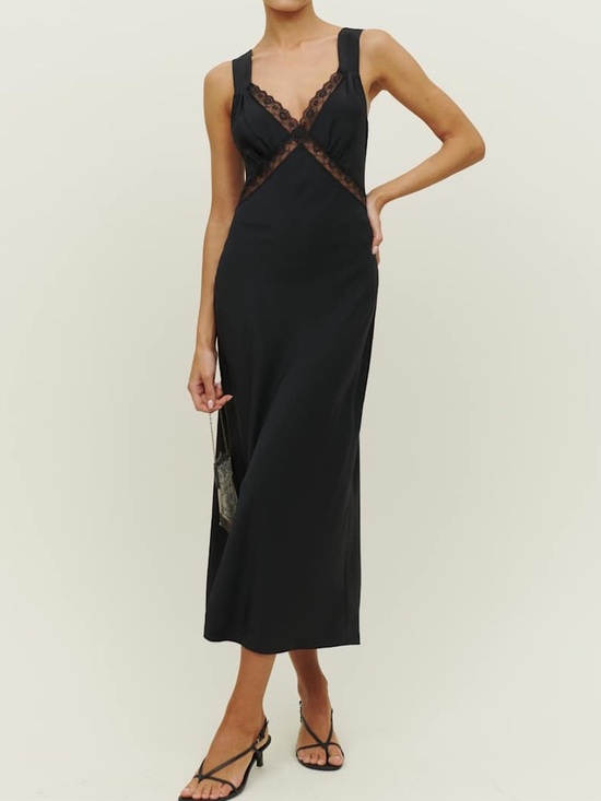 Reformation Dresses & Skirts - Reformation Provence Silk Lace Midi Dress
